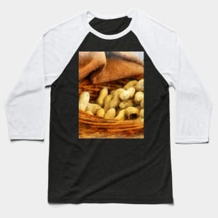 Food - Basket of Peanuts Baseball T-Shirt